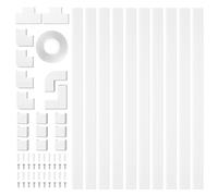 Cord Covers Wall, Cable Management Protector, 15.74in Authentic Adhesive Wire Channel, Fire Safety Design, Home Wires Managements for Rooms, Desk Floor, Wall Organization