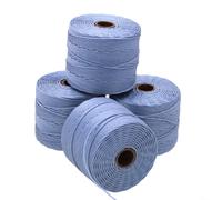 Cord n de cuentas S-Lon de The Beadsmith: cord n de nailon trenzado de 0,5 mm para ensartar, 4 carretes, color Montana TEX210, 77 yardas por carr