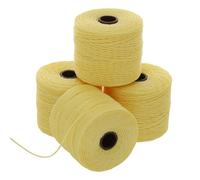 Cord n de cuentas S-Lon de The Beadsmith: cord n de nailon trenzado de 0,5 mm para ensartar, 4 carretes, color luz solar TEX210, 77 yardas por ca