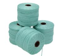 Cord n de cuentas S-Lon de The Beadsmith: cord n de nailon trenzado de 0,5 mm para ensartar, 4 carretes, color turquesa, TEX210, 77 yardas por ca