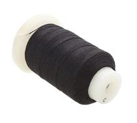 Cord n de seda pura The Beadsmith - Color negro - Tama o c (0274 mm00108A) - 310 yardas (930 pies) Carrete de 12 onzas - Para anudar perlas, pied