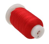 Cord n de seda pura The Beadsmith - Color rojo - Tama o F (0348 mm 00137A) - 140 yardas (420 pies) Carrete de 12 onzas - Para anudar perlas, pied