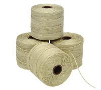 Cord n para cuentas S-Lon de The Beadsmith: cord n de nailon trenzado de 0,5 mm para ensartar, 4 carretes, color caqui claro, TEX210, 77 yardas p