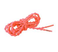 CORD ON Cordón Casual [1 par] Cordones Ajustables Sin Atar para Zapatillas - 2.5mm x 5.6mm Diámetro (75 cm, Naranja Flúor)