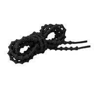 CORD ON Cordón Técnico Deportivo [1 par] Cordones Ajustables Que No Necesitan Atarse para Zapatillas de Running - 3.1mm x 7mm Diámetro Negro 125cm