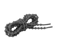 CORD ON Cordón Técnico Deportivo [1 par] Cordones Ajustables Que No Necesitan Atarse para Zapatillas de Running - 3.1mm x 7mm Diámetro Gris Oscuro 125cm