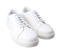 CORD ON Cordón Técnico Deportivo [1 par] Cordones Ajustables Que No Necesitan Atarse para Zapatillas de Running - 3.1mm x 7mm Diámetro Blanco 90cm