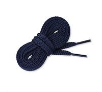 CORD ON - Cordones casual planos estándar para zapatos, botas y zapatillas. Cómodos y prácticos - 1 par (Azul Marino, 125cm)