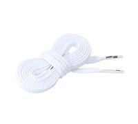CORD ON - Cordones casual planos estándar para zapatos, botas y zapatillas. Cómodos y prácticos - 1 par (Blanco, 90 cm)