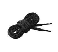 CORD ON - Cordones casual planos estándar para zapatos, botas y zapatillas. Cómodos y prácticos - 1 par (Negro, 90 cm)