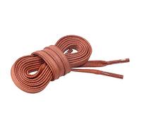 CORD ON - Cordones de algodón encerados o lustrados planos. Ancho 6 mm - 1 par (Ocre, 90 cm - 4/5 eyelets)