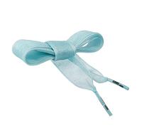 CORD ON - Cordones de cinta de organza para zapatos y zapatillas de deporte. Ancho 15 mm - 1 par (Azul Cielo, 150)
