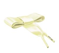 CORD ON - Cordones de cinta satén para zapatillas Espadrille. Ancho 25 mm - 1 par (Marfil, 120 cm)