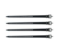 Cord Ties - 4 Pieces Fastening Securing Adjustable Gear | Cable Management Ties With Buckle | Adjustable Fastening Tool For Marine Cargo Skiing Travel Outdoor Luggage Hiking Camping Sports Equipment