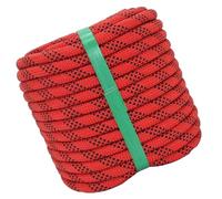 Corda da arrampicata per arboricoltori con resistenza Alla rottura di 1141-14991 libbre, Corda Rossa in Poliestere a doppia treccia per lavori marini su alberi(14mm,20m)