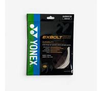 Cordaje de bádminton, bobina de 10 m, Yonex Exbolt 68 blanco Talla única