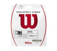 Cordaje de tenis h brido Wilson Spin Effect - Juego blanco