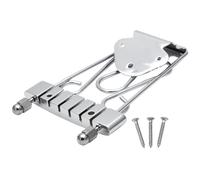 Cordal de guitarra eléctrica de jazz de 6 cuerdas, puente semihueco, componente de metal duradero, elementos decorativos compatibles con guitarra de jazz recortada, mejora el y sostenibilidad de