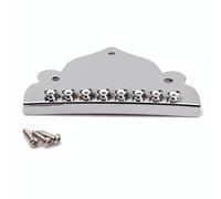 Cordal de mandolina de 8 cuerdas, reemplazo de puente de mandolina de aleación de zinc con protector de púa, accesorio profesional para intérpretes y entusiastas de mandolina