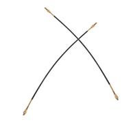 Cordal de Violonchelo 4/4-3/4, Cable de Acero Negro, 2 Piezas