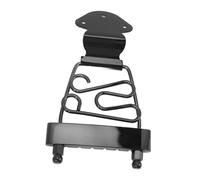 Cordal Trapecio de Guitarra de 6 Cuerdas de Metal, Altura Ajustable con Tornillos para Puente Trapecio de Guitarra de 6 Cuerdas o bajo (BLACK)