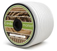 CORDAMARKET 10mm Goma elástica, Adultos Unisex, Blanca, 25mts