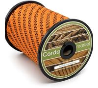 CORDAMARKET Cuerda Driza Poliéster Alta Tenacidad, Cuerda Náutica de Alta Resistencia para Náutica Camping y Decoración, Naranja Flúor, 8 mm × 50 m