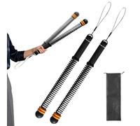 Corde De Combat - Paire De Cordes D'entraînement Sans Fil 43cm En Acier, Matériel Portable et Réglable Pour Salle Sport Maison, Fitness Extérieur, Débutants & Renforcement Musculaire