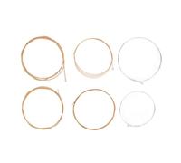 Corde Guitare, 6PCS Remplacement Portable Cordes Guitare Folk avec Revêtement pour Débutant