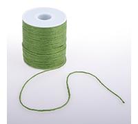 Cordel de Yute de imanes Circulares de 100 m de Col.25 De Color Verde Oliva de 29004 - de 2 100 - 25