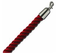 Cordel delimitador de 1,5 m extremos niquelados mate