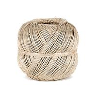 Cordel Lino Natural Pulido 2,3 mm Ovillo ± 125 m 250 GR La Cordeline 10251, Natural