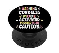 Cordelia Personalized Women's Gift Custom Cordelia PopSockets PopGrip Adhesivo