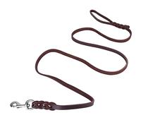 Cordera de Caminata de Perros de Tamaño Mediano, 3 en 1, Cuero de Vaca y Cinturón de Cuero para el Entrenamiento para Caminar, Hecho de Material de, (Longitud del Material 1
