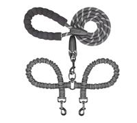Cordera De Entrenamiento Para Perros Pequeños - Cinturón De Tracción De Cachorro De 2 In1 - Bungee Absorbente De Choque De Plomo De Perro Ajustable Para Acampado De Caminata De Mascotas Medianas Grand
