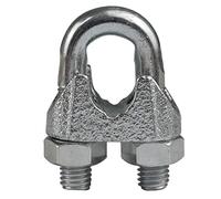 Corderie Italiane 006044437 abrazadera Sujetacables de acero galvanizado, gris, 3 mm