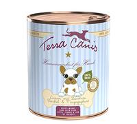 Terra Canis Cordero, calabacín, cuajada desnatada e hinojo - Comida húmeda para Cachorros, 800 g I Comida Premium para Perros en 100% Calidad alimentaria de Todas Las materias primas I Rico y