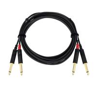 CORDIAL Cable audio doble jack mono 3 m Cable AUDIO Essentials Jack