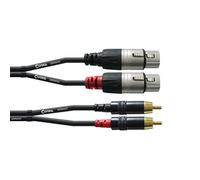 CORDIAL - CFU 1.5 FC - Audio Cable 2x RCA vers XLR Female 3-pole - 1,50 m