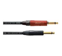 Cordial - Cable de audio Negro 6m 6.35mm Macho a Macho - Compatible con Reproductor de Música