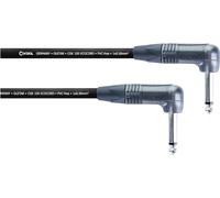 CORDIAL - Cable de conexión para guitarra de 15 cm con conectores retro mono Neutrik, jacks angulados - E COCORD-0.15RR