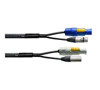 CORDIAL - Cable DMX XLR 5 puntos + PowerCON 3 m