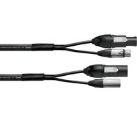 CORDIAL - Cable ibrido XLR 5 puntos + PowerCon 2,5 mm² True1 - 3m