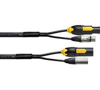 CORDIAL - Cable ibrido XLR 5 puntos + PowerCon 2,5 mm² True1 - 5m