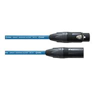 CORDIAL Cable micro XLR 10 m azul Cable Microfono Select simétrico Standard