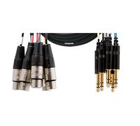 CORDIAL Cable multipar 8 XLR Female/8 jack stereo 5 m Cable AUDIO multipar