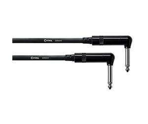 CORDIAL Cable patch Guitarra jack angular 30 cm Cable INSTRUMENT Essentials Jacks angular