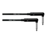 CORDIAL Cable patch Guitarra jack angular 60 cm Cable INSTRUMENT Essentials Jacks angular