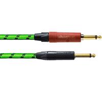 CORDIAL CABLES Cable de guitarra 3m verde silencioso UV reactivo