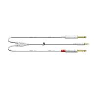 Cordial CFY 1,5 WPP-SNOW - Cable para instrumentos (1.5 m), color blanco